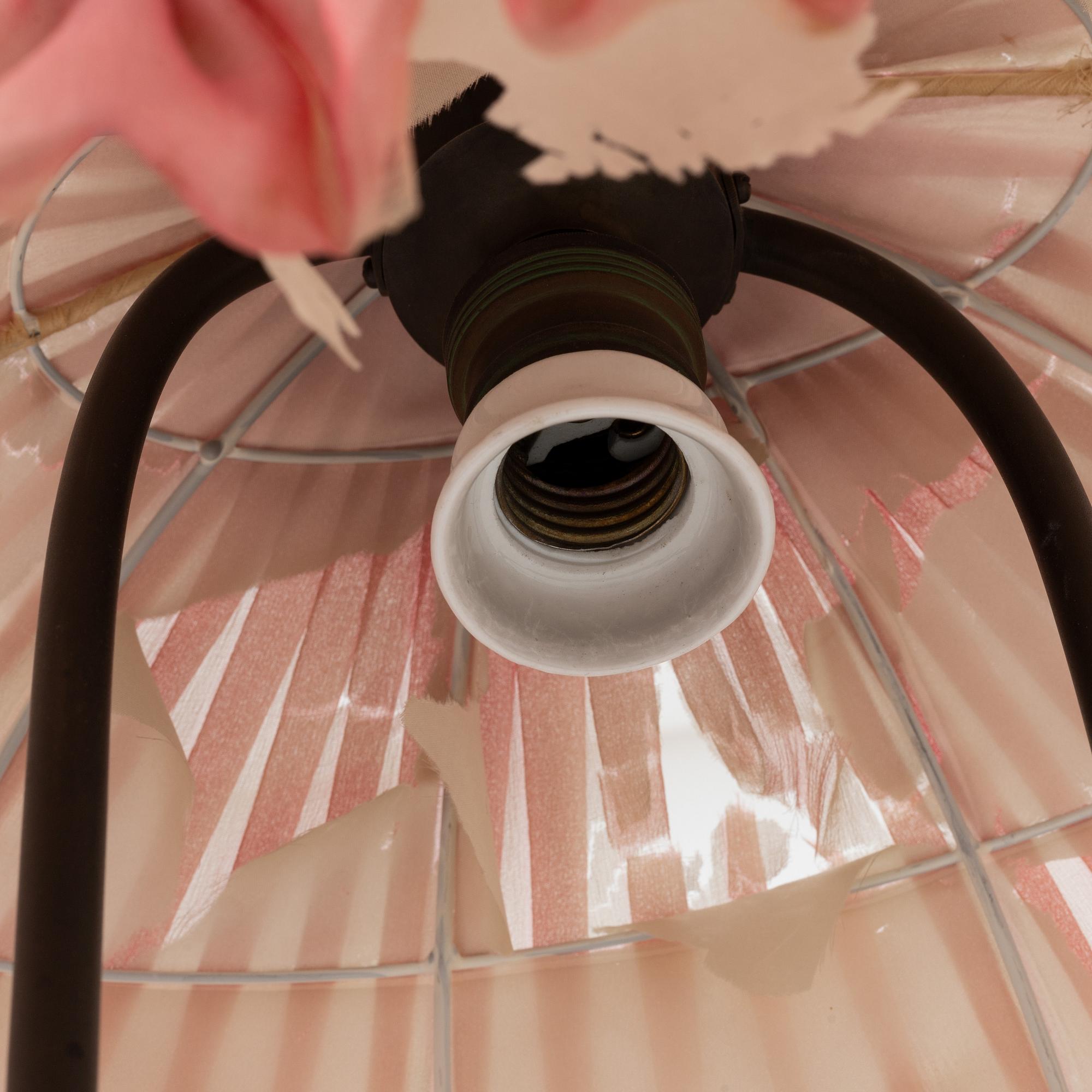 Hjördis Nordin-Tengbom, bordslampa, brons, omkring år 1900, signerad Hjördis NT.