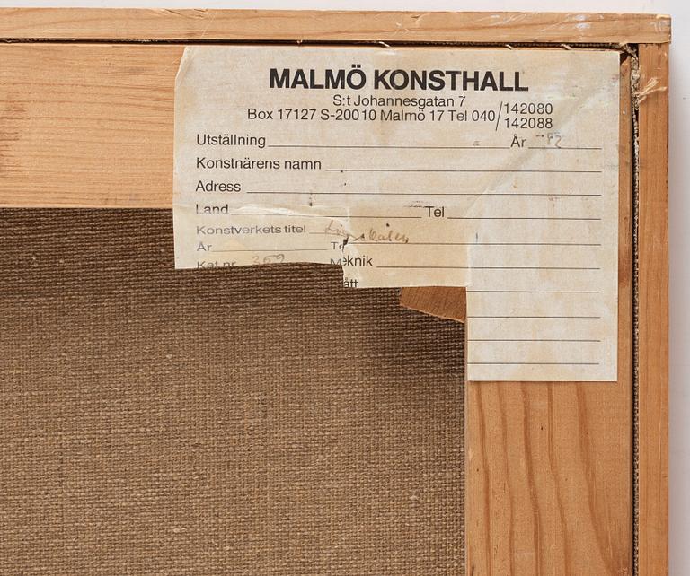 CO HULTÉN, oil on canvas, signed and dated 1962 on verso.