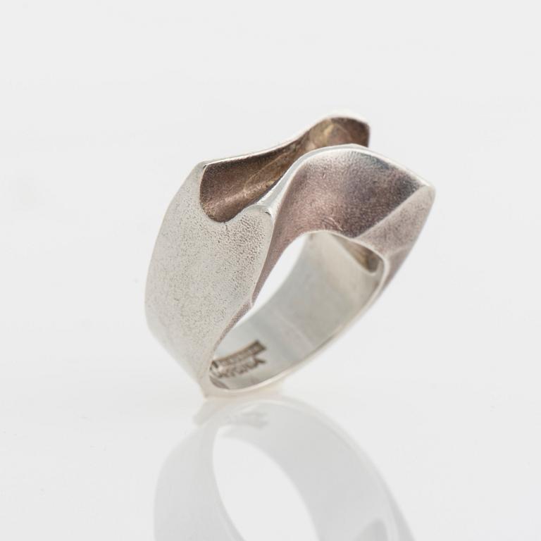 RING, Lapponia 1979, silver.