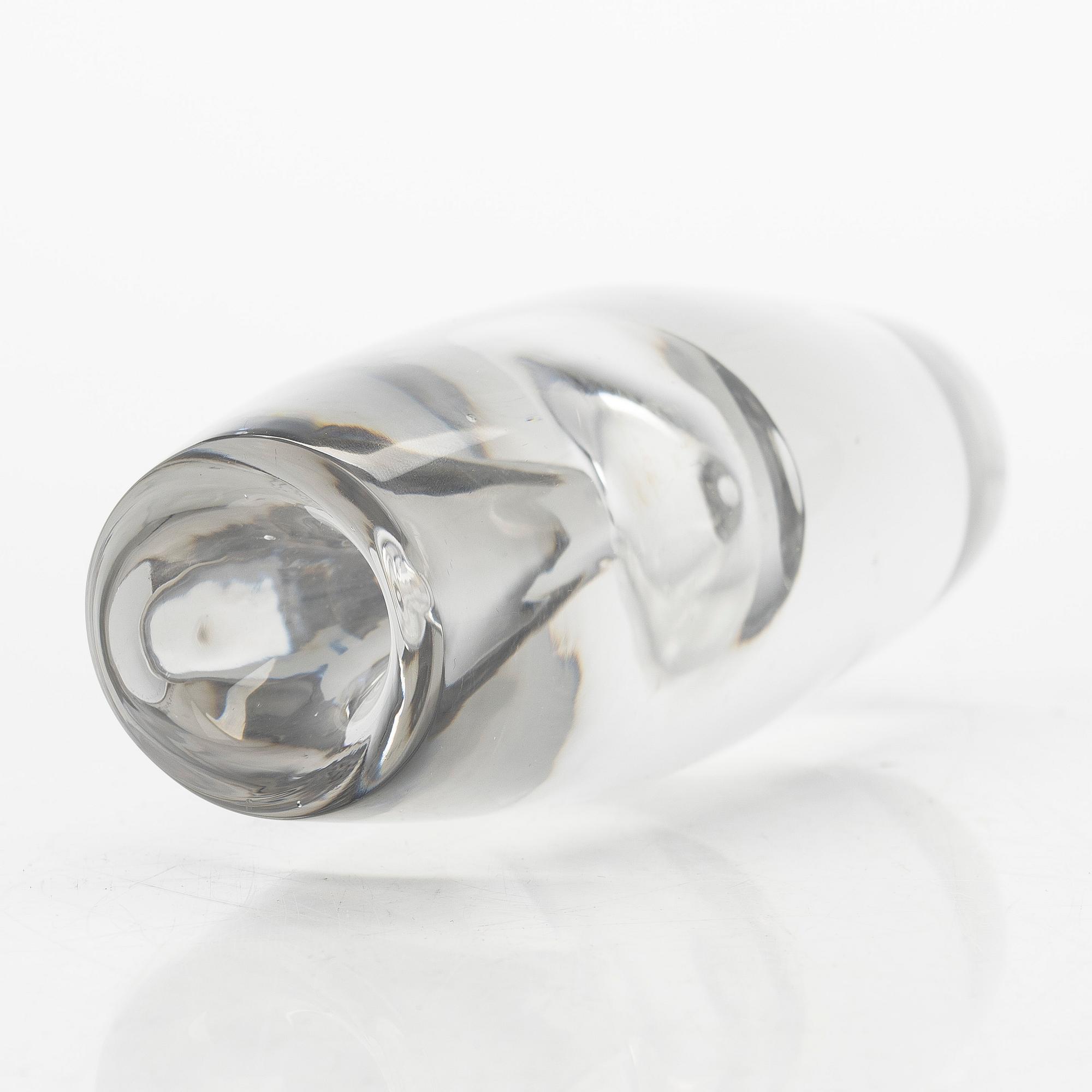 Tapio Wirkkala,  glasskulptur, "Tokio", signerad Tapio Wirkkala Iittala 55.