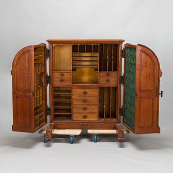 William Wooton, "patent cabinet office secretary desk", Indianapolis USA, circa 1870s/80s.