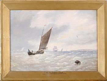 CHARLES-LOUIS VERBOECKHOVEN, oil on canvas, signed.