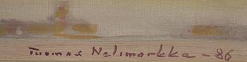 TUOMAS NELIMARKKA (FINLAND), olja på duk, sign. och dat. -86.