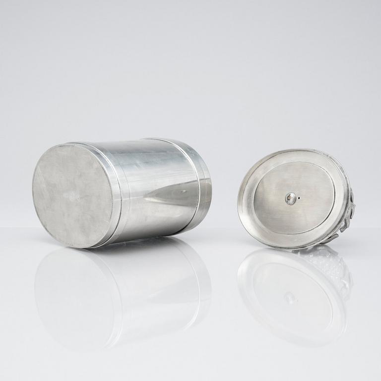 Estrid Ericson, a pewter box for Svenskt Tenn, Stockholm 1976.