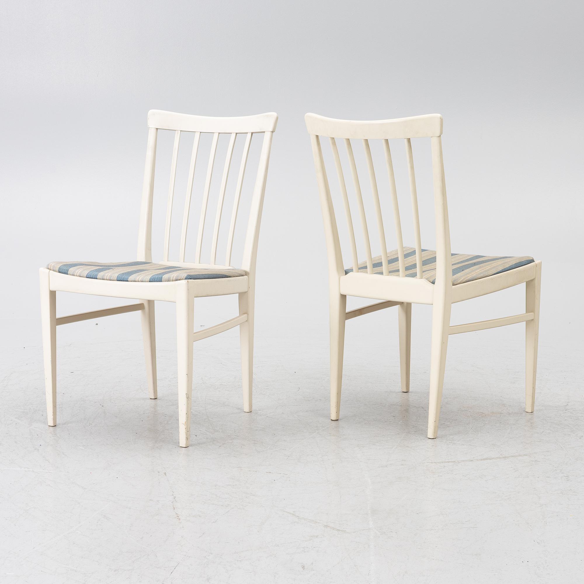 Carl Malmsten, Dining set, 7 pieces, "Herrgården", Bodafors, 1961.