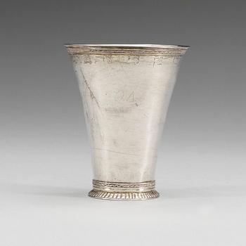 797. BÄGARE, silver. Nils Hoffberg, Stockholn 1762.