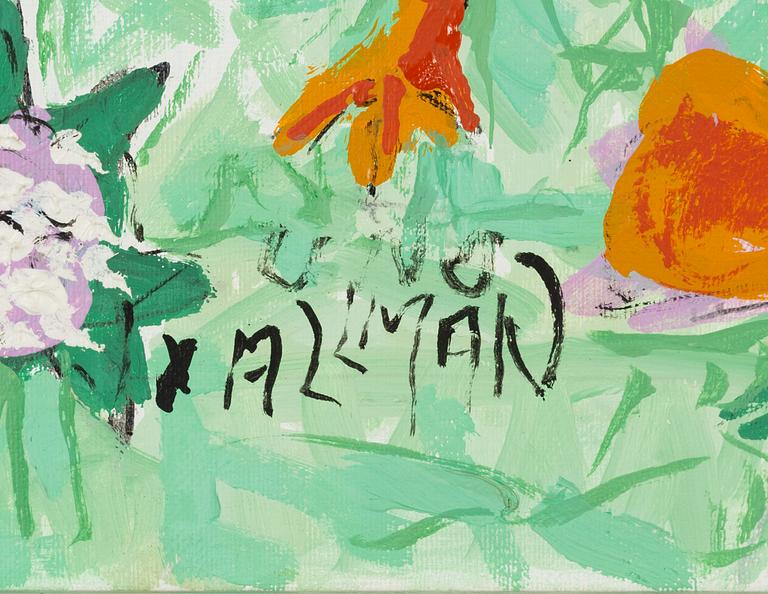 Uno Vallman, oil on canvas, signed.