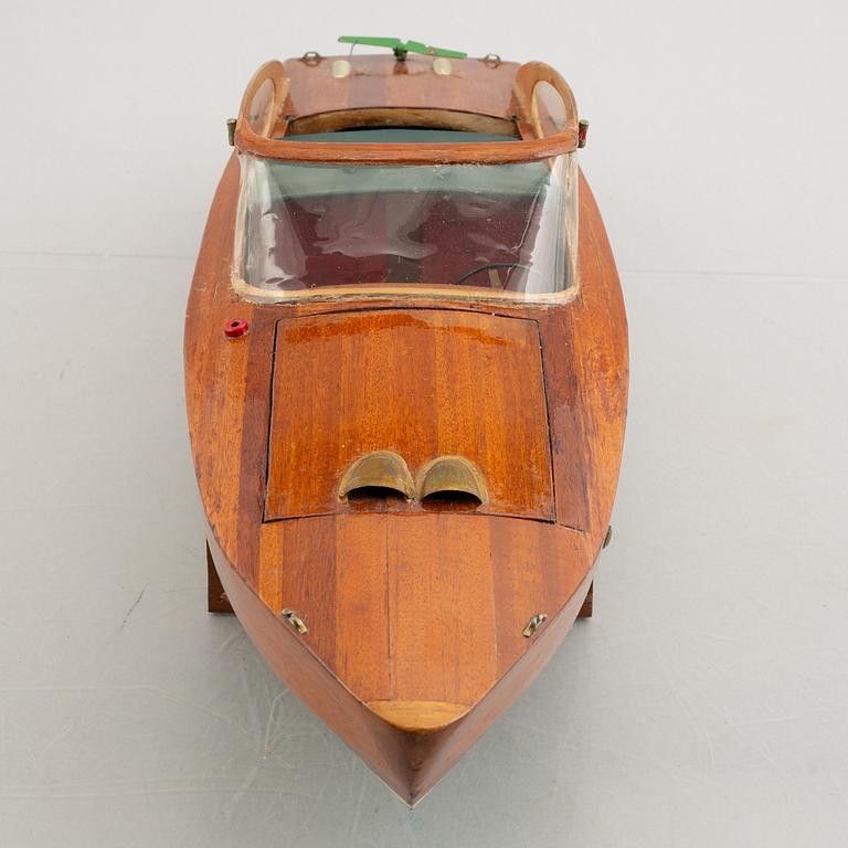 A boat model, 1950s.