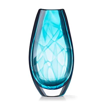 19. Vicke Lindstrand, a "Colora" glass vase, Kosta. Sweden 1960's.