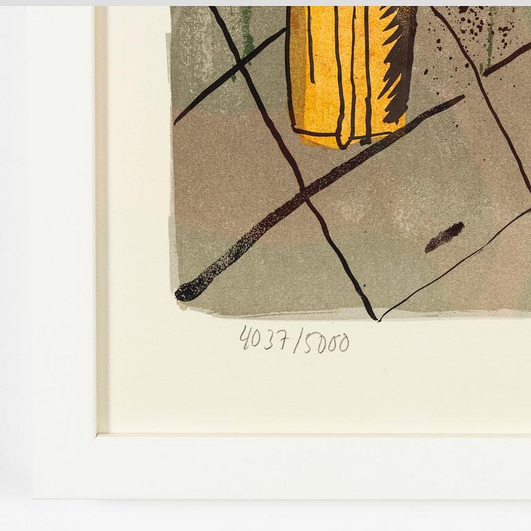 Madeleine Pyk, lithograph in colours, 1994, signed 4037/5000.