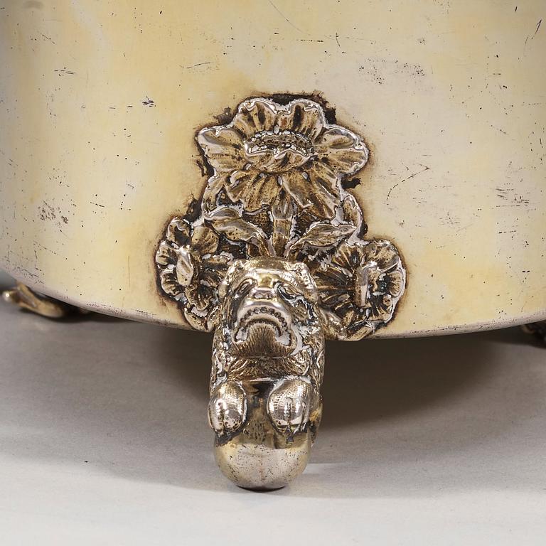 DRYCKESKANNA, silver, Conrad Gadd, Kristianstad 1748.