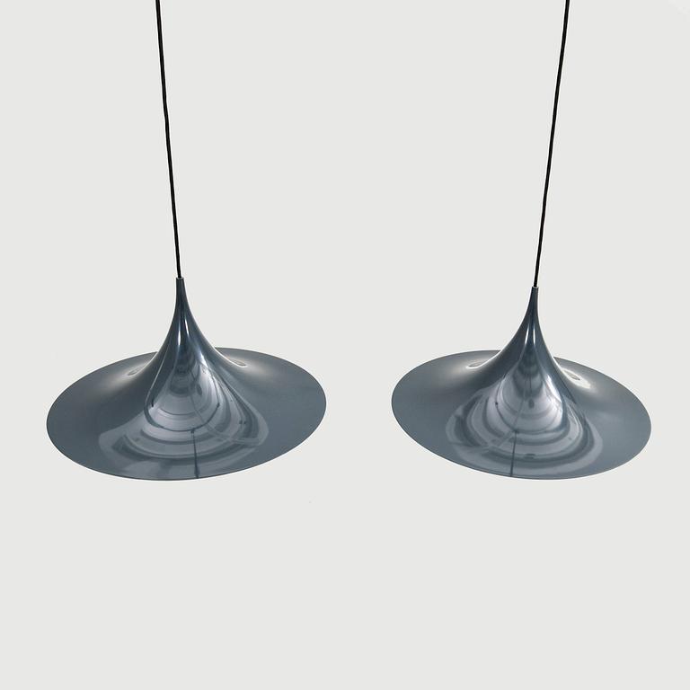 Bonderup & Thorup, ceiling lamps, a pair, "Semi pendant", Gubi, Denmark.
