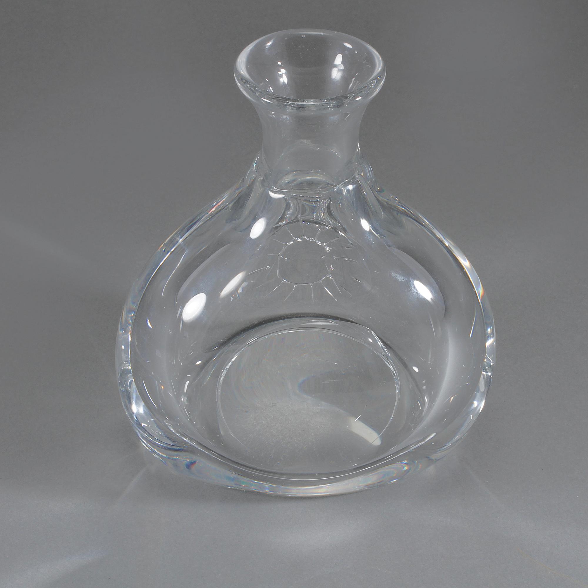 VAS, glas, "Thalatta", Bengt Edenfalk, Skruf, unik, signerad och daterad -63.