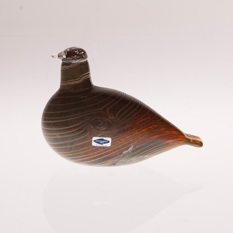 FIGURIN, glas, signerad O. Toikka, Nuutajärvi.