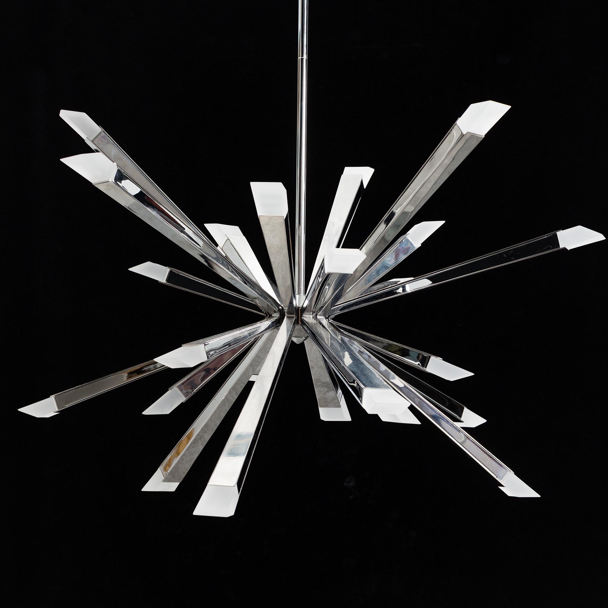 STEVEN BLACKMAN, a 'Starburst Chandelier' ceiling light, for Blackjack Lightning.