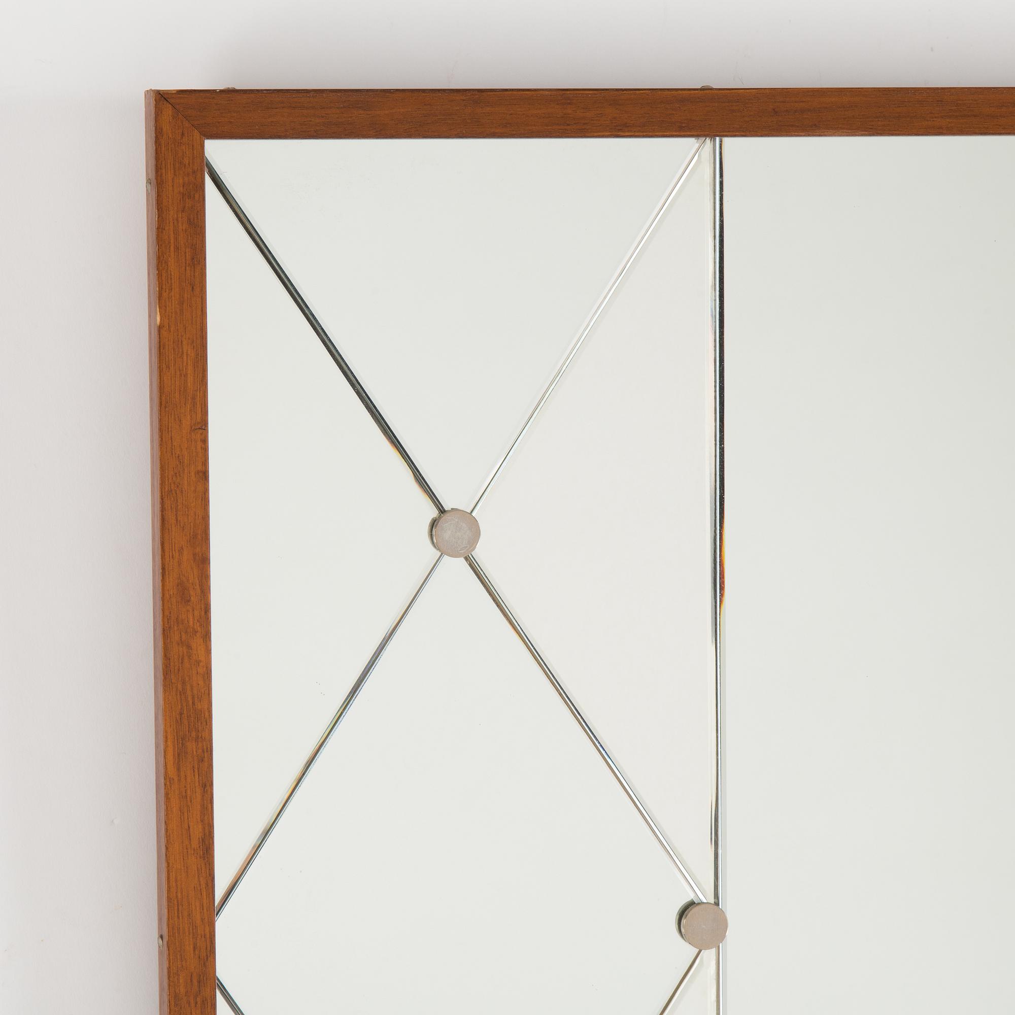 A 1950s mirror, AB Glas & Trä, Hovmantorp.
