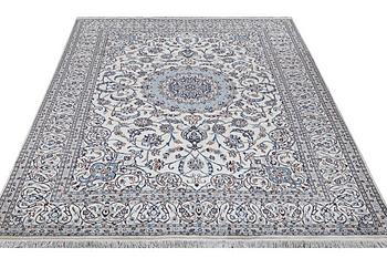 A carpet, Nain, part silk, ca 354 x 250 cm.