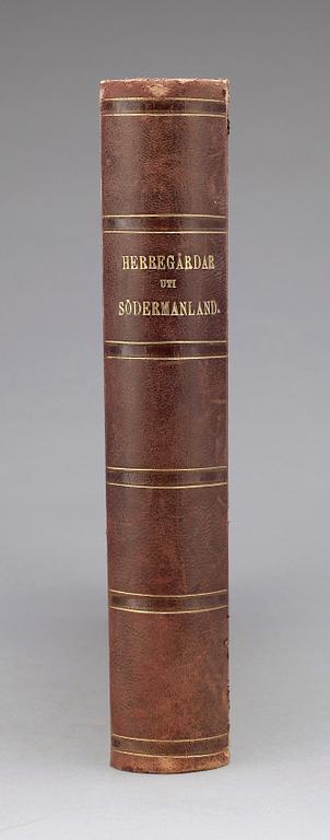 BOK, "Herregårdar uti Södermanland", F. Richardt, Olof Eneroth, Stockholm 1869.