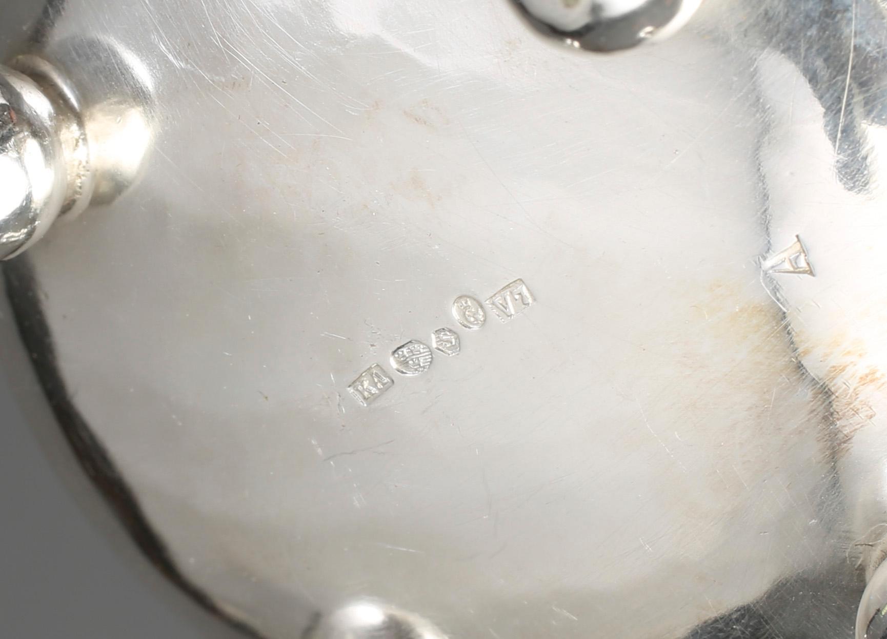 PARTI SILVER, K Anderson, Göteborg, 1923. Total vikt ca 793g.