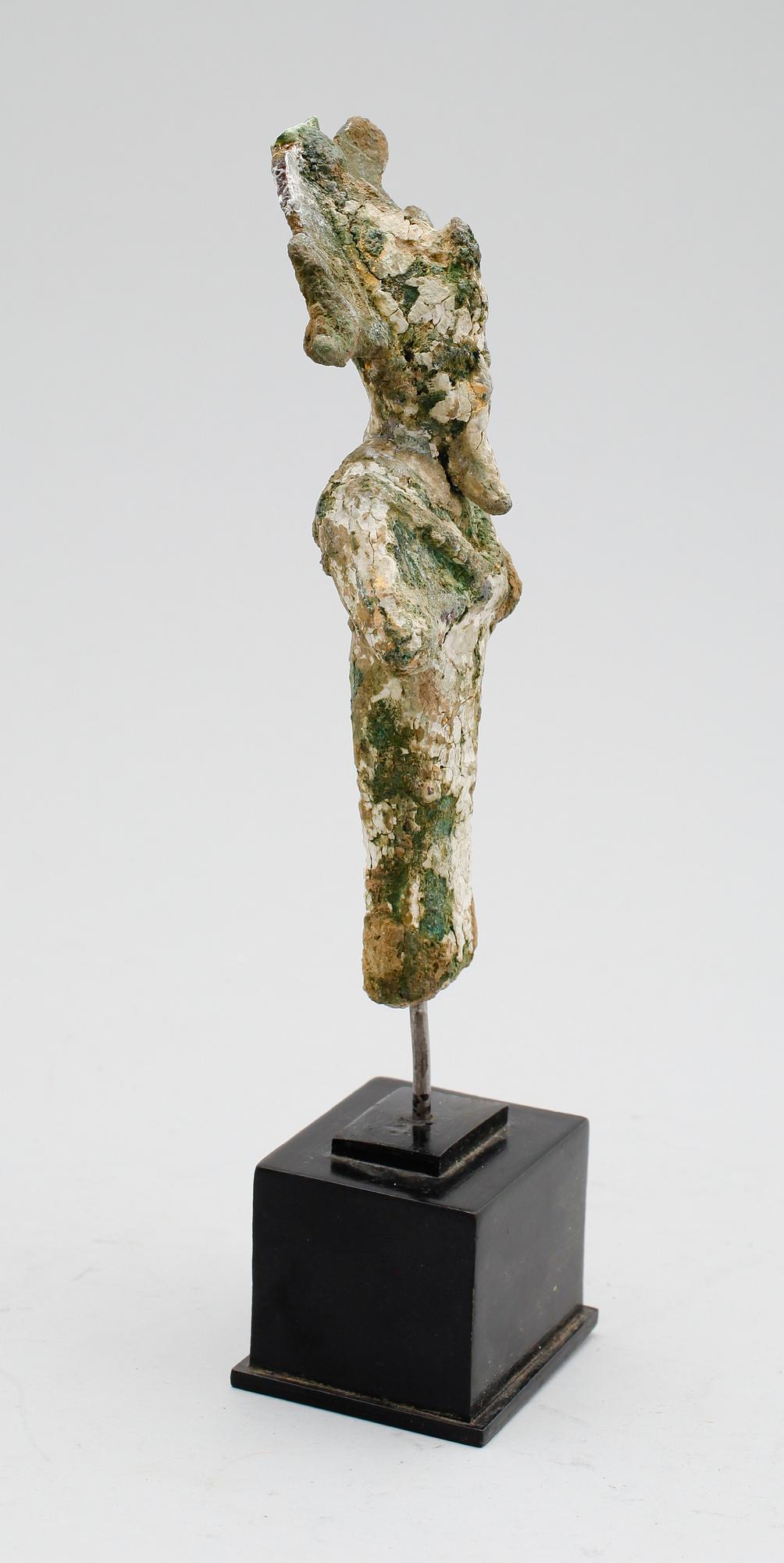 SKULPTUR, stenmassa/keramik, Egypten.