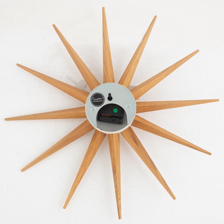 George Nelson, a 'Sunburst' wall clock, Vitra.