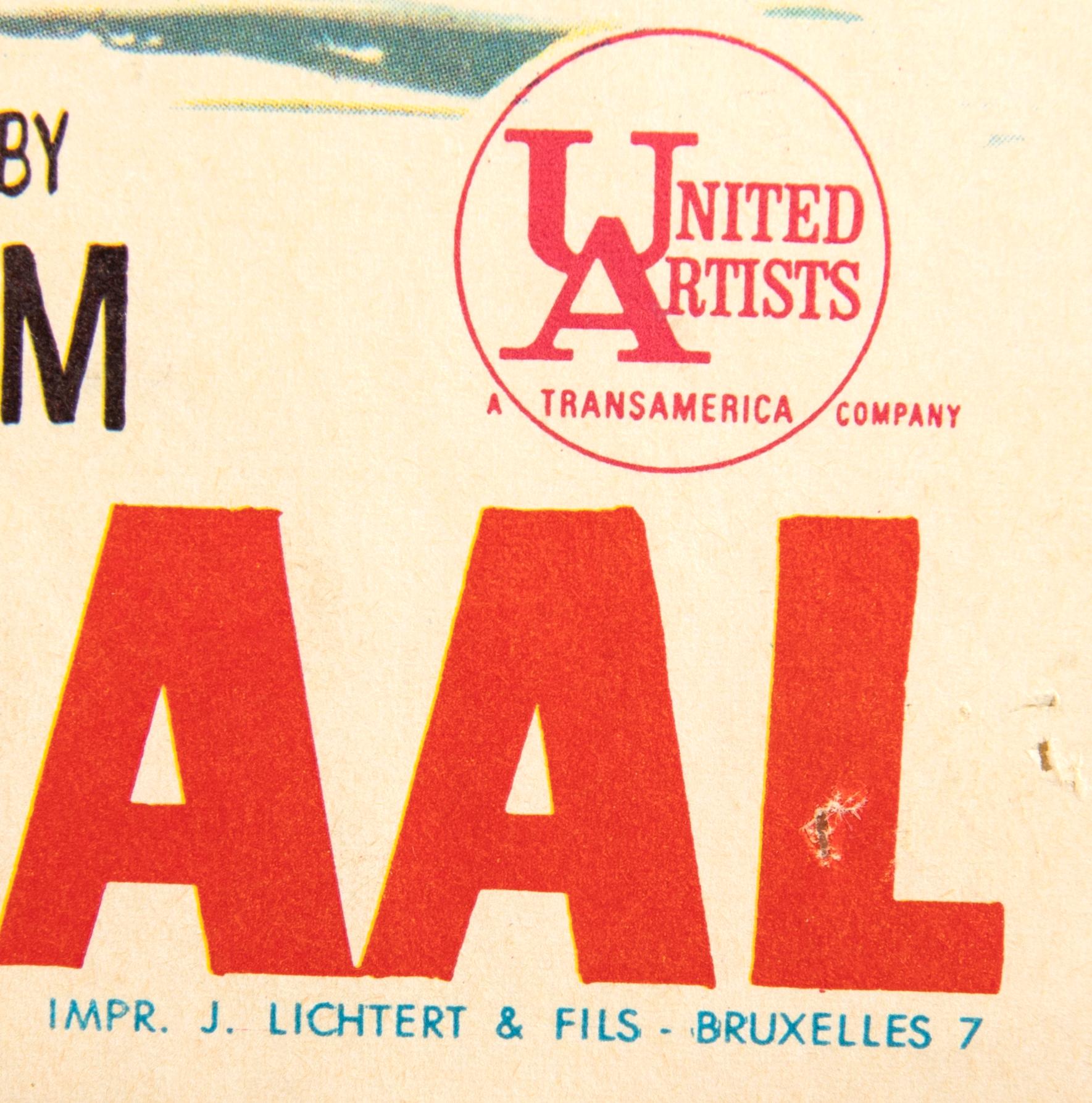 Filmaffisch James Bond, "On ne vit que deux fois" (You only live twice) Belgien 1967.