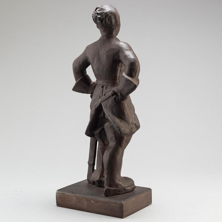 ALLAN EBELING, sculpture, cast iron.