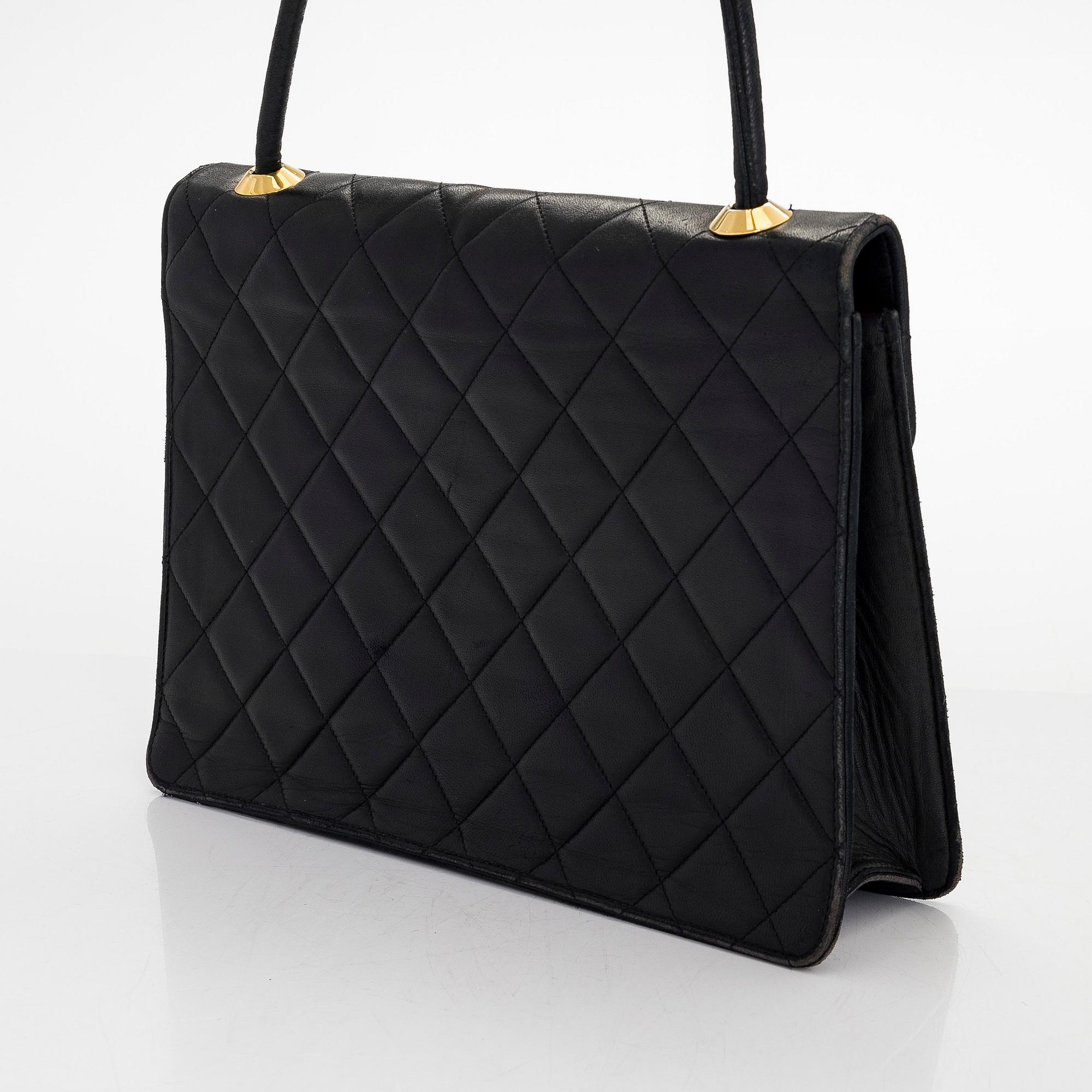 Chanel, a leather bag, 1989-1991.