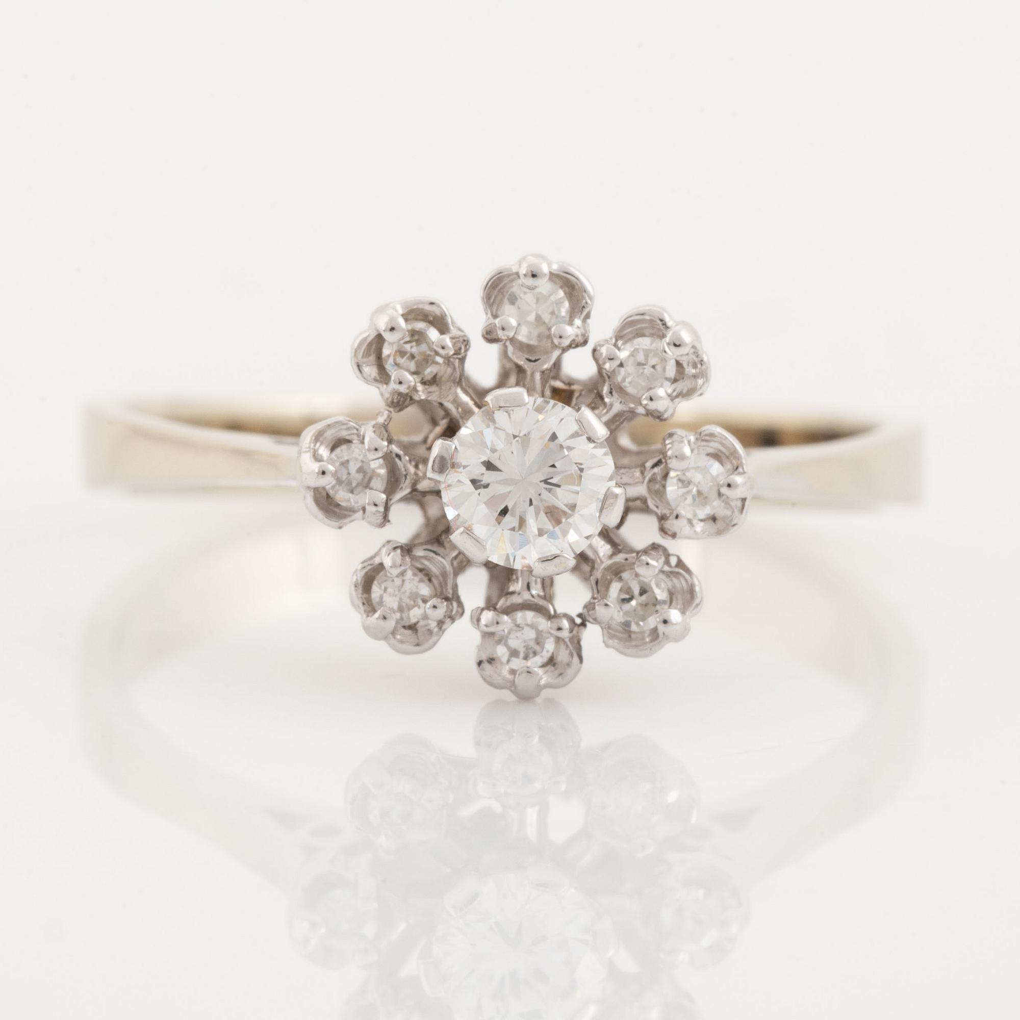 Diamond ring.