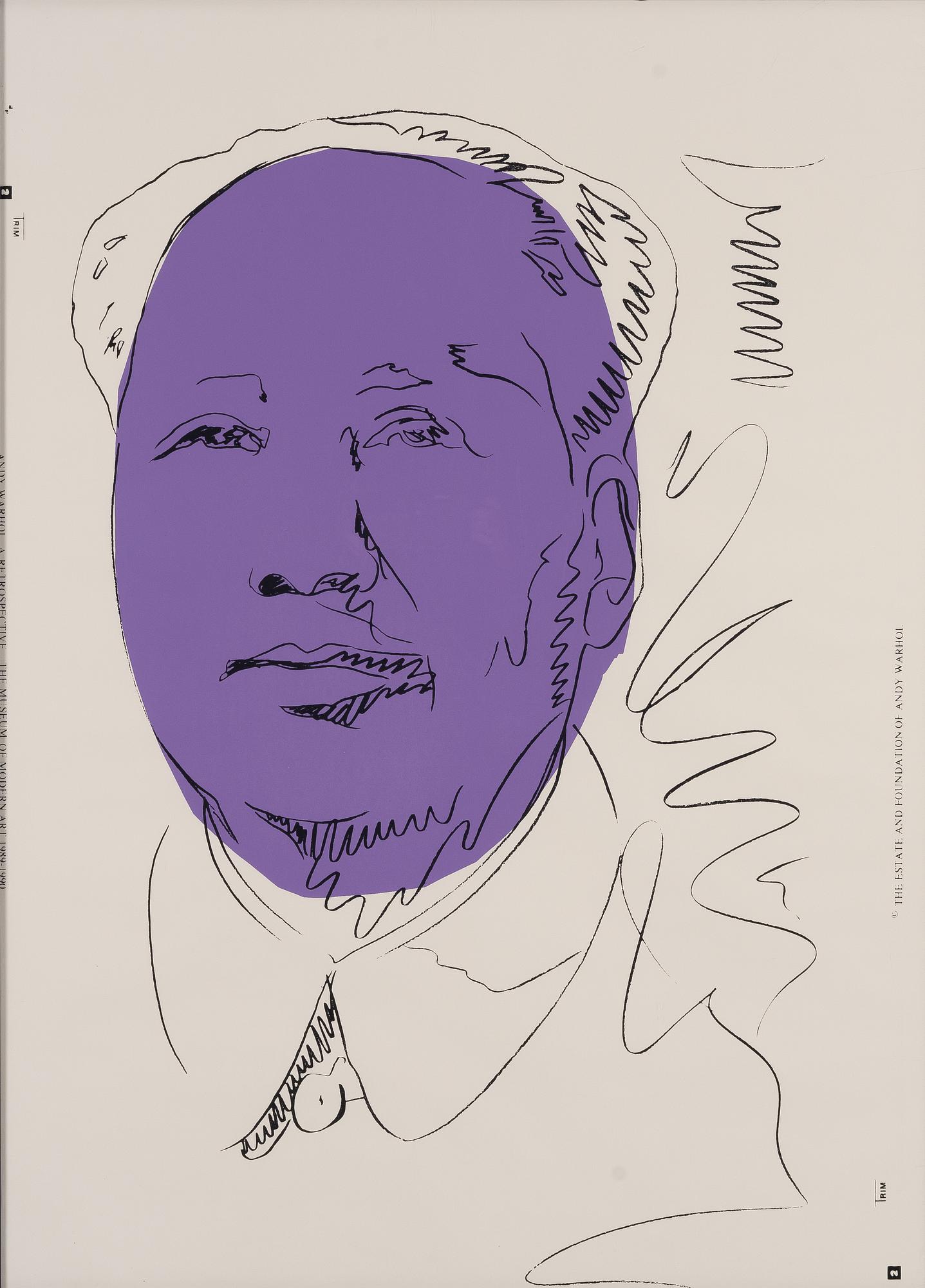 Andy Warhol, after, "Mao".