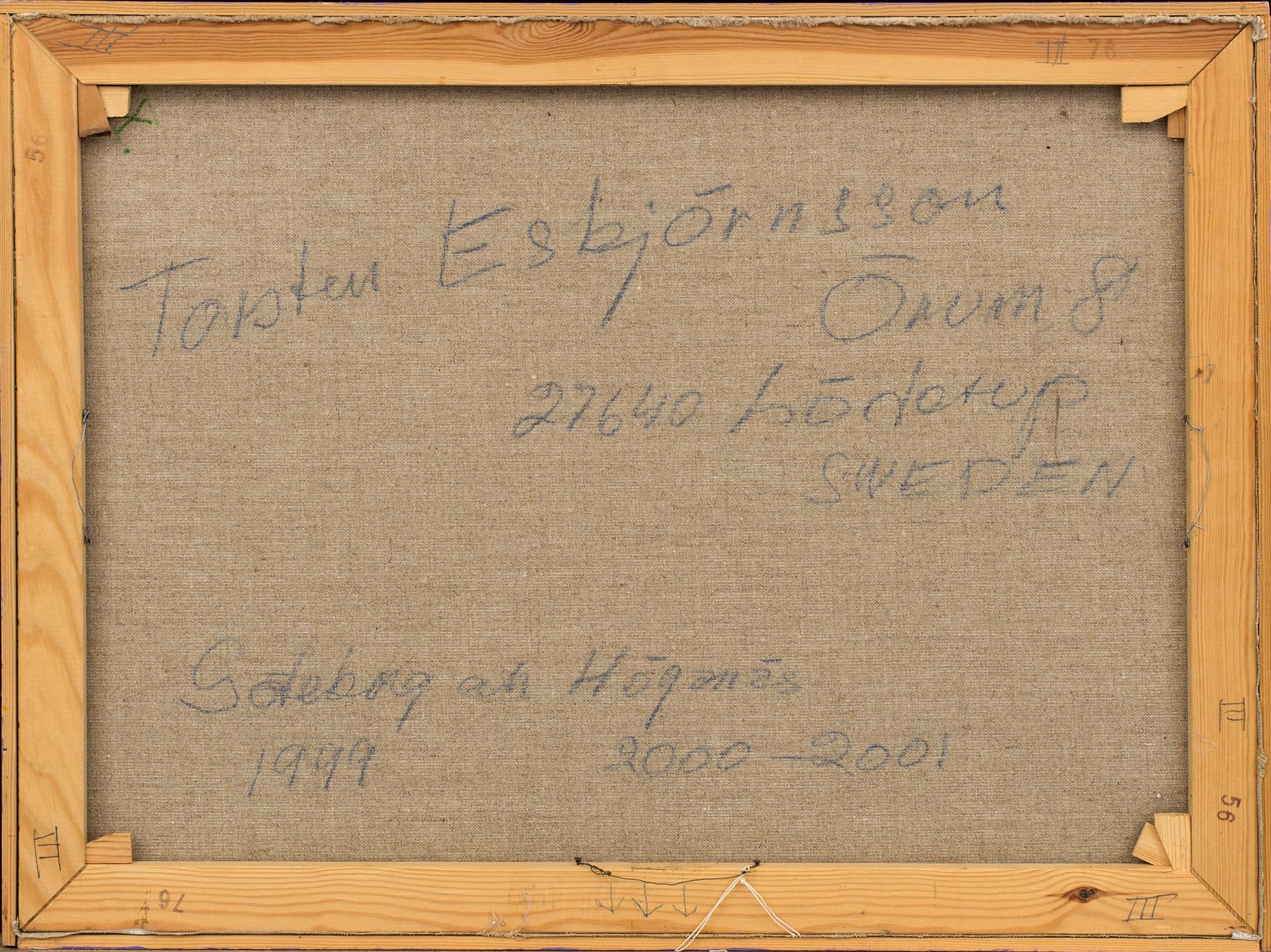 TORSTEN ESBJÖRNSSON, oil on canvas, signed,