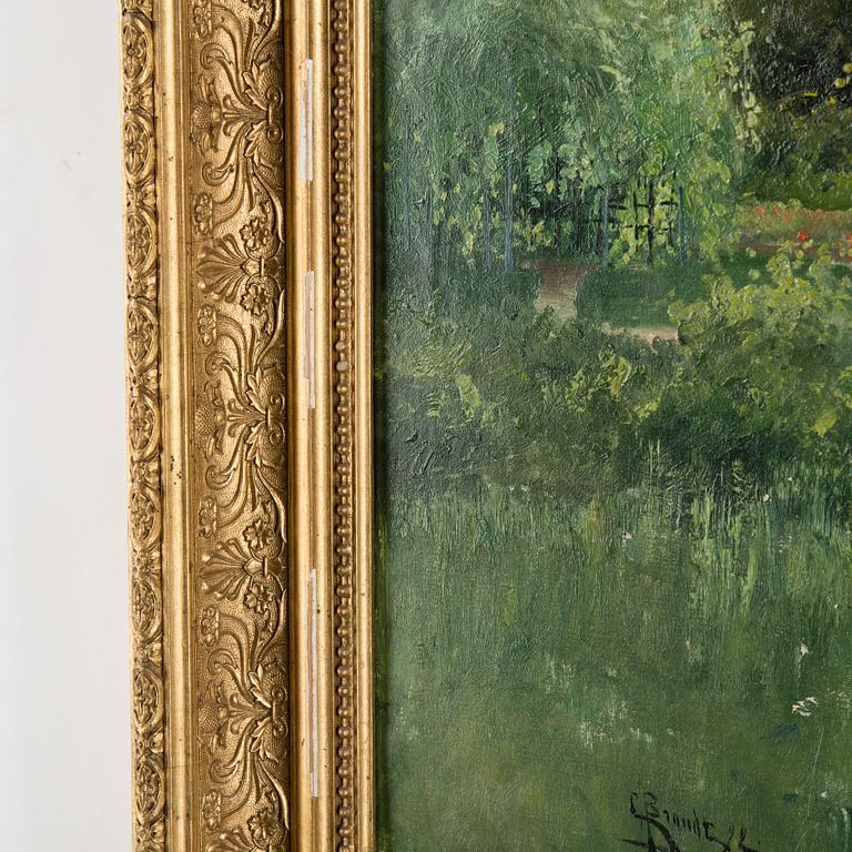 CARL BRANDT, oil on canvas, signed and dated -92.