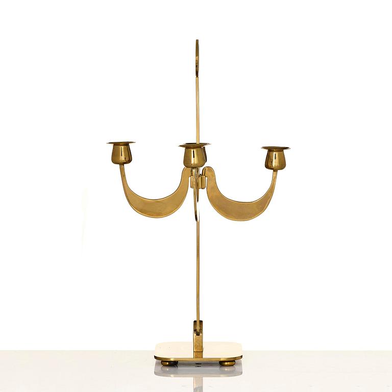 Josef Frank, a rare candelabra model 2663, Firma Svenskt Tenn, Stockholm, 1950s.