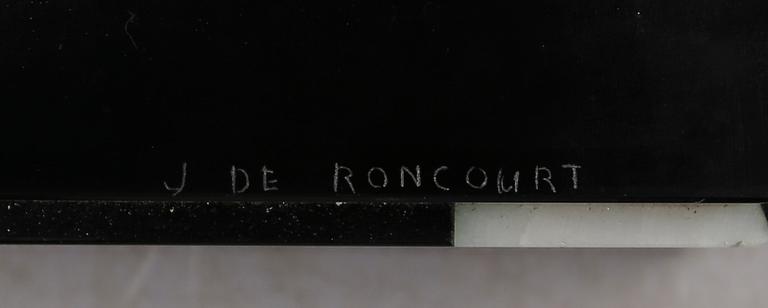 SKULPTUR, brons, art déco, signerad J de Roncourt.