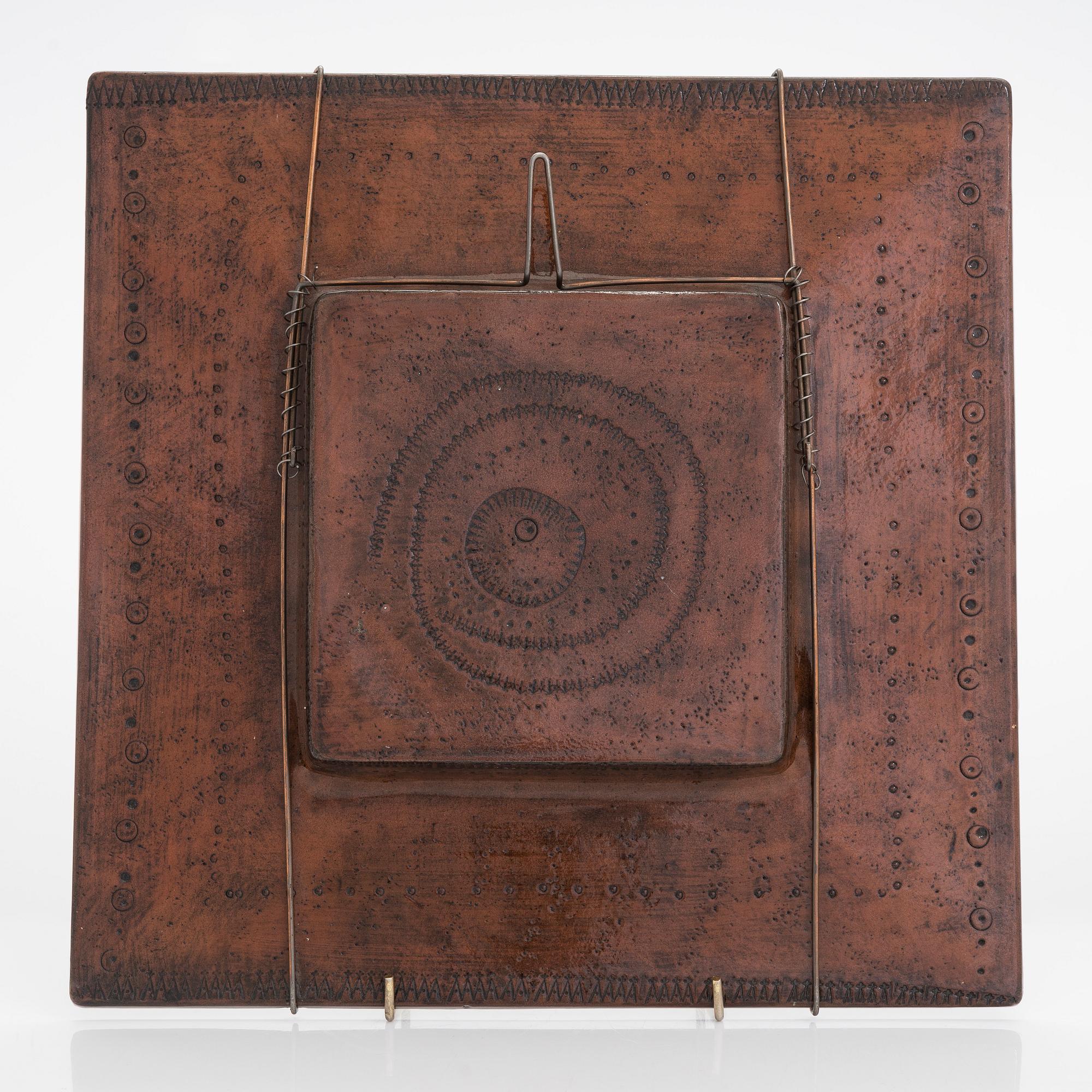 Rut Bryk, relief, stengods signerad BRYK.