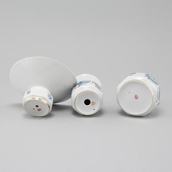 17 pcs tableware by Lomonosov, second half of the 20th century.