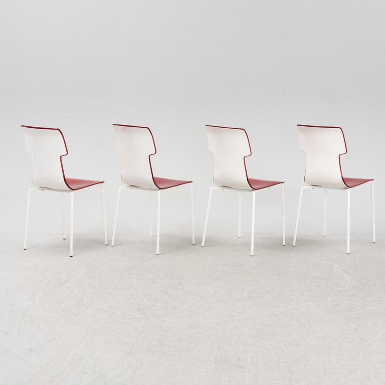 A set of four plastic 'My Chair' from Guzzini.