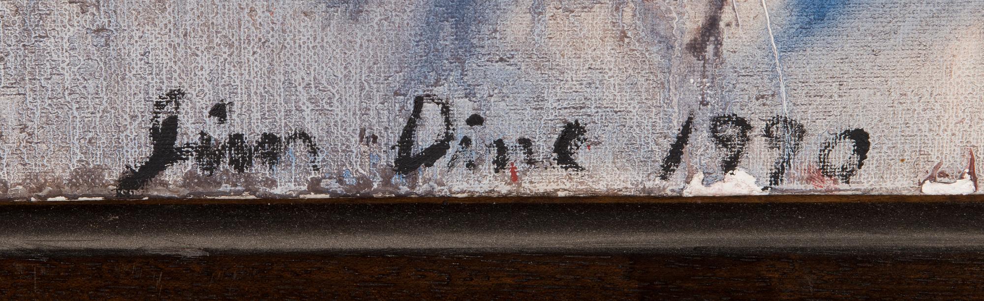 Jim Dine, "The fall from Grace III".