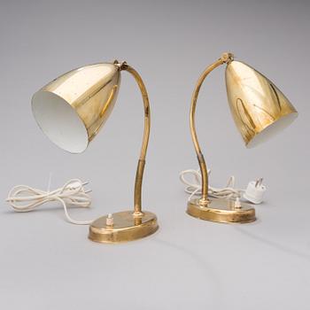 A pair of desk lights or wall lights marked Itsu from the mid 20th century.