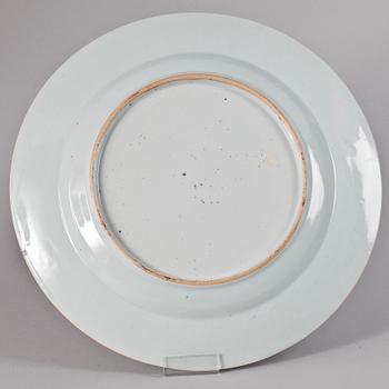 STEKFAT, kompaniporslin.  Qing dynastin, Qianlong (1736-95).