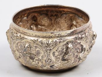 SKÅL, silver, sydostasien, 1900-tal.