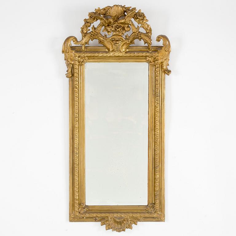 A late 19th century mirror.