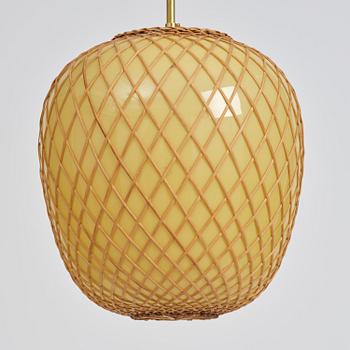 Swedish Modern, a pair of ceiling lamps, 1940s.