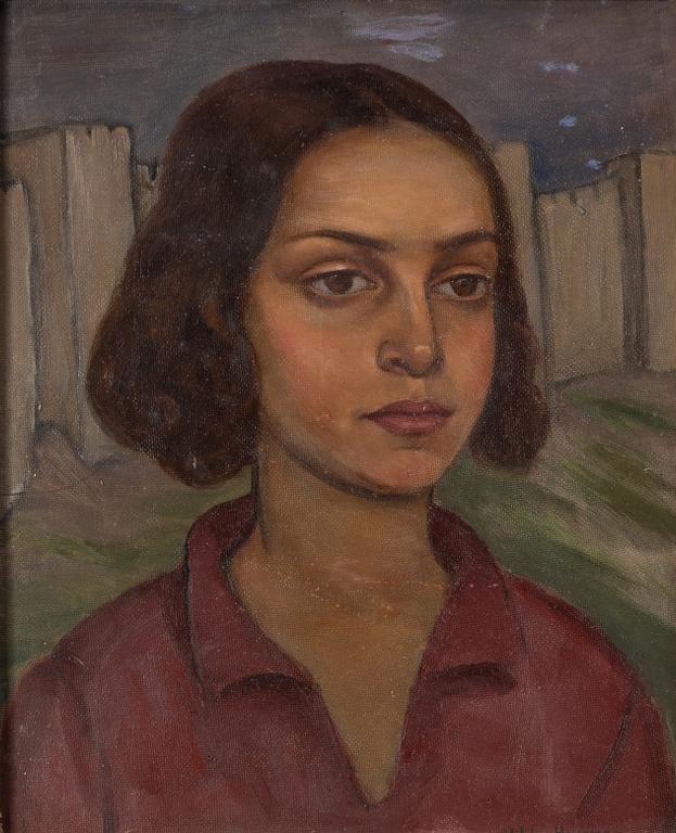 Hilda Heyman, Porträtt av flicka.