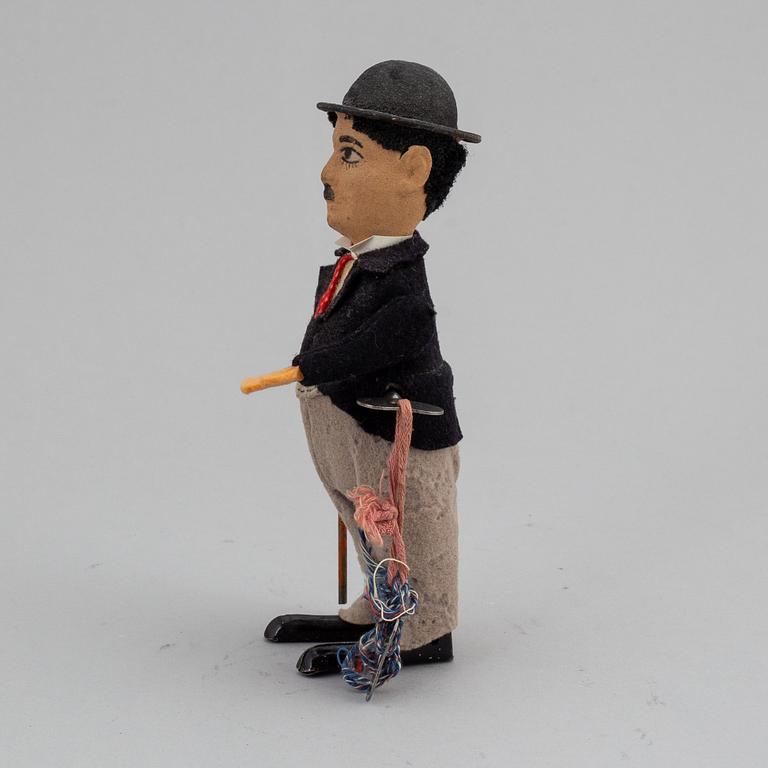 SCHUCO, mekanisk leksak "Charlie Chaplin", 1920-30-tal.