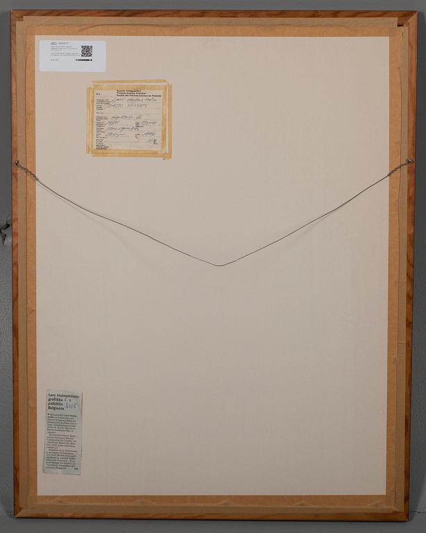 LARS HOLMSTRÖM, serigrafi, signerad och daterad -78, numrerad 14/15 t.p.l.á.