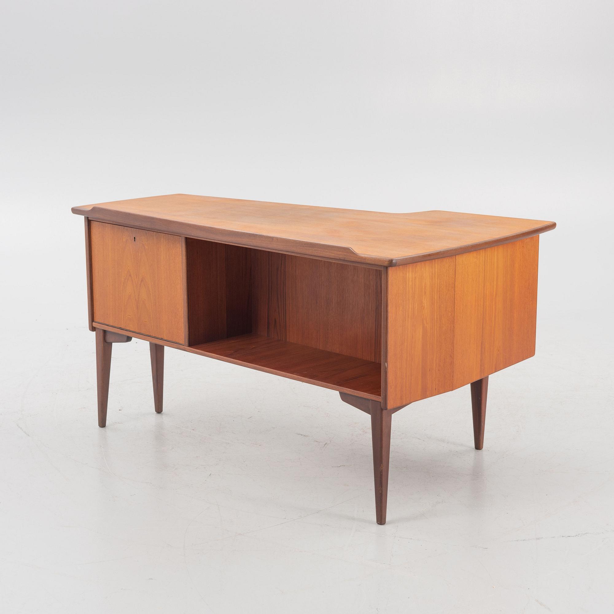 Göran Strand, skrivbord, Lelångs Möbelfabrik, 1850/60-tal.