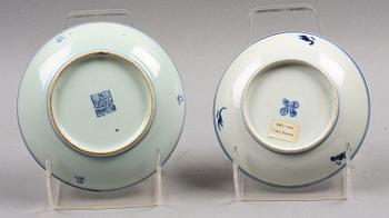 FAT, 2 st, porslin, sekelskiftet 1900, Kina.