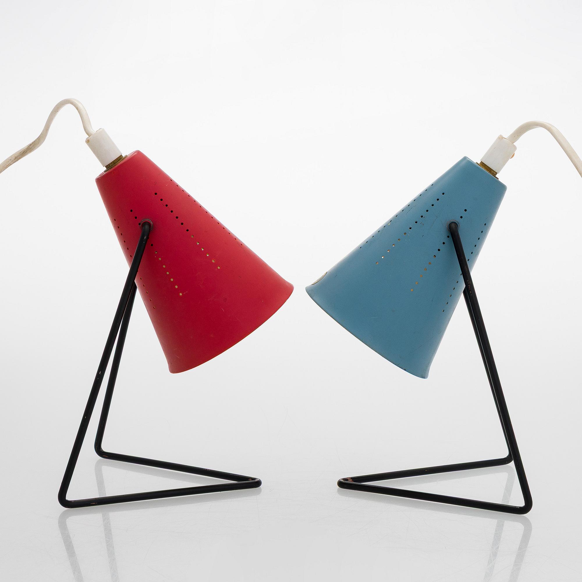 Svend Aage Holm Sørensen, A pair of mid-20th century table lamps, , ASEA.