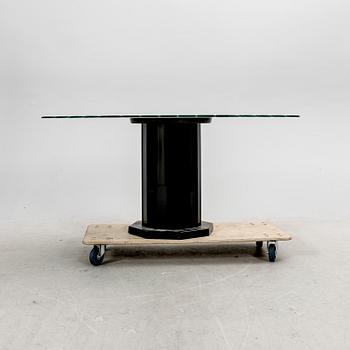 A 20th/21st century glass table.